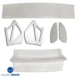 FRP GT3 RS V2 Narrow Body Decklid Engine Lid Wing (rear) > Porsche 911 (996) 1999-2004 image - 2