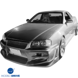 ModeloDrive FRP JU Front Bumper > Nissan Skyline (R34) GTR 1999-2004 image - 8