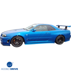 ModeloDrive Carbon Fiber JU GTR Wing Riser Stands > Nissan Skyline (R34) GTR GTS 1999-2004 image - 6