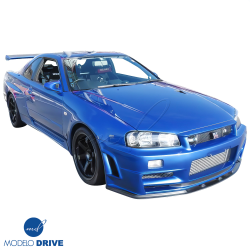 ModeloDrive Carbon Fiber JU GTR Wing Riser Stands > Nissan Skyline (R34) GTR GTS 1999-2004 image - 8
