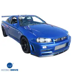 Carbon Fiber JU GTR Wing Riser Stands > Nissan Skyline (R34) GTS 1999-2004 image - 8