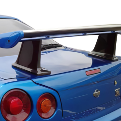 ModeloDrive Carbon Fiber JU GTR Wing Riser Stands > Nissan Skyline (R34) GTR GTS 1999-2004 image - 1