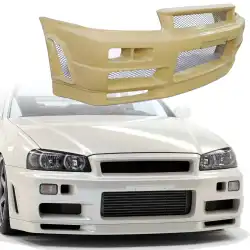 FRP NISM S-Tune Front Bumper > Nissan Skyline (R34) GTR 1999-2004 > 2dr Coupe image - 9