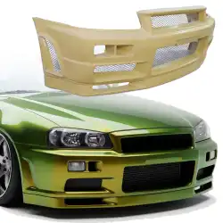 FRP NISM S-Tune Front Bumper > Nissan Skyline (R34) GTR 1999-2004 > 2dr Coupe image - 1