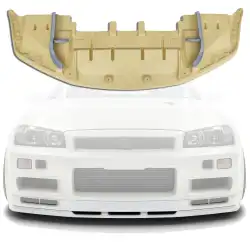 FRP OER Splitter Diffuser (front) > Nissan Skyline (R34) GTR 1999-2004 > 2dr Coupe image - 18