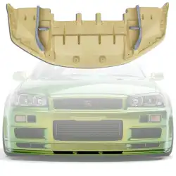 FRP OER Splitter Diffuser (front) > Nissan Skyline (R34) GTR 1999-2004 > 2dr Coupe image - 1