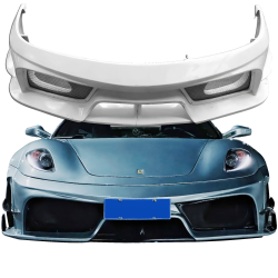 ModeloDrive FRP HOM Front Bumper 8pc > Ferrari F430 2005-2009 image - 1