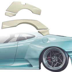 ModeloDrive FRP HOM Wide Body Fenders (rear) > Ferrari F430 2005-2009 image - 1