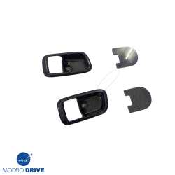 ModeloDrive Carbon Fiber OER Interior Door Lock Trim > Toyota MRS MR2 Spyder 2000-2005 image - 2