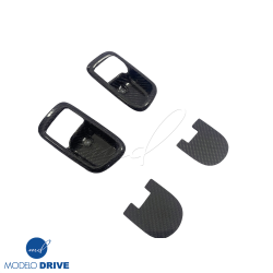 ModeloDrive Carbon Fiber OER Interior Door Lock Trim > Toyota MRS MR2 Spyder 2000-2005 image - 3
