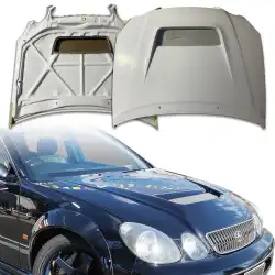 FRP VAR Hood > Lexus GS300 1998-2005 image - 1