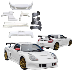 ModeloDrive FRP RLES Wide Body Kit w Linders > Toyota MRS MR2 Spyder 2000-2005 image - 4