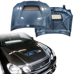 ModeloDrive Carbon Fiber VAR Hood > Lexus GS300 1998-2005 image - 1