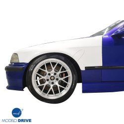 ModeloDrive FRP FIT Wide Body Fender Flares (front) > BMW 318i, 323i, 325i, 328i (E36) 1992-1998 > 4dr image - 7