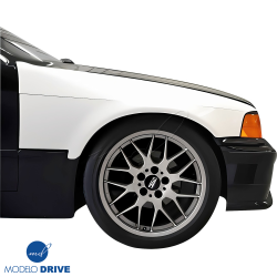 ModeloDrive FRP FIT Wide Body Fender Flares (front) > BMW 318i, 323i, 325i, 328i (E36) 1992-1998 > 4dr image - 3