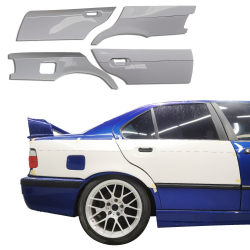 ModeloDrive FRP FIT Wide Body Fender Flares (rear) > BMW 318i, 323i, 325i, 328i (E36) 1992-1998 > 4dr image - 4