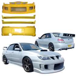 ModeloDrive FRP CSPE Body Kit 4pc > Subaru Impreza WRX 2006-2007 > 4dr Sedan image - 4