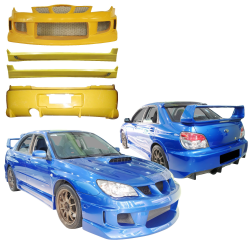 ModeloDrive FRP CSPE Body Kit 4pc > Subaru Impreza WRX 2006-2007 > 4dr Sedan image - 1
