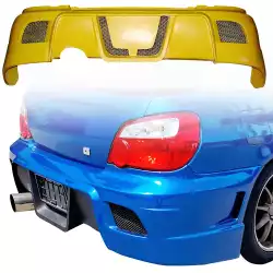 FRP GK Rear Bumper > Subaru Impreza WRX 2004-2007 > 4dr Sedan image - 1