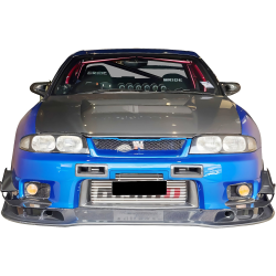 ModeloDrive Carbon Fiber ASEL Front Lip > Nissan Skyline (R33) GTR 1995-1998 image - 4