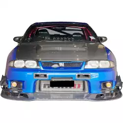 Carbon Fiber ASEL Front Lip > Nissan Skyline (R33) GTR 1995-1998 image - 4