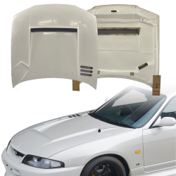ModeloDrive FRP TSEC Hood > Nissan Skyline (R33) GTR 1995-1998 image - 1