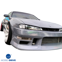 ModeloDrive FRP WSQU Front Bumper > Nissan 240SX (S14) 1997-1998 image - 4