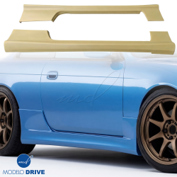 ModeloDrive FRP WSQU Side Skirts > Nissan 240SX (S14) 1995-1998 image - 1