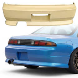 ModeloDrive FRP WSQU Rear Bumper > Nissan 240SX (S14) 1995-1998 image - 1