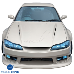 ModeloDrive FRP VERT EDG Hood (vented) > Nissan Silvia (S15) 1999-2004 image - 1