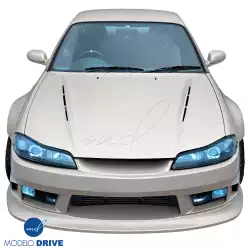 FRP VERT EDG Hood (vented) > Nissan Silvia (S15) 1999-2004 image - 2