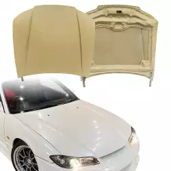 FRP VERT EDG Hood (smooth) > Nissan Silvia (S15) 1999-2004 image - 8
