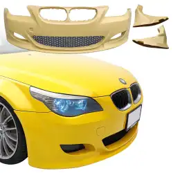 FRP LUMM Wide Body Front Bumper > BMW 530i (E60) 2004-2007 > 4dr Sedan image - 1