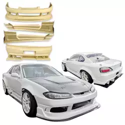 FRP ORI RAC Body Kit w Splitters 8pc > Nissan Silvia (S15) 1999-2004 image - 3
