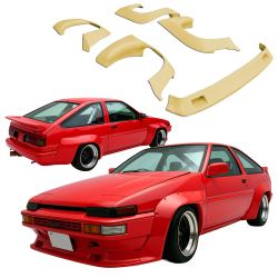ModeloDrive FRP TD N2 Wide Body Kit 5pc > Toyota Corolla (AE86) Trueno 1984-1987 image - 1