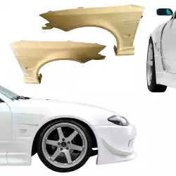 FRP VERT RID Wide Body 35mm Fenders (front) > Nissan Silvia (S15) 1999-2004 image - 11