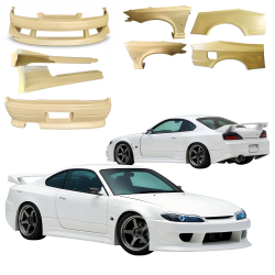 ModeloDrive FRP VERT RID Wide Body Kit > Nissan Silvia (S15) 1999-2004 image - 2