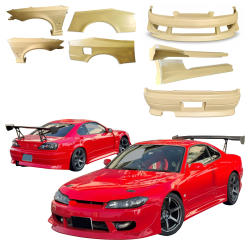 ModeloDrive FRP VERT RID Wide Body Kit > Nissan Silvia (S15) 1999-2004 image - 1