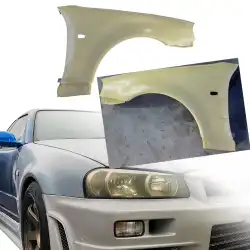 FRP OER GTR Fenders (front) > Nissan Skyline (R34) GTR 1999-2004 > 2dr Coupe image - 1