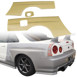ModeloDrive FRP GTR Conversion Fenders (rear) > Nissan Skyline (R34) GTT 1999-2004 > 2dr Coupe image - 1