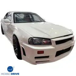 FRP GTR Conversion Fenders (rear) > Nissan Skyline (R34) GTT 1999-2004 > 4dr Sedan image - 15