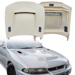 ModeloDrive FRP 400R Hood > Nissan Skyline (R33) GTS 1995-1998 > 2dr Coupe image - 1