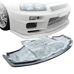 FRP TSEC Splitter Diffuser (front) > Nissan Skyline (R34) GTR 1999-2004 > 2dr Coupe image - 9