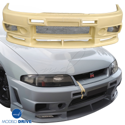 ModeloDrive FRP 400R Front Bumper 3pc > Nissan Skyline (R33) GTR 1995-1998 > 2dr Coupe image - 3