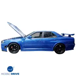 FRP GTR Conversion Side Skirts > Nissan Skyline (R34) GTT 1999-2004 > 4dr Sedan image - 7