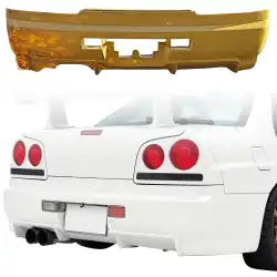FRP GTR Conversion Rear Bumper > Nissan Skyline (R34) GTT 1999-2004 > 4dr Sedan image - 9