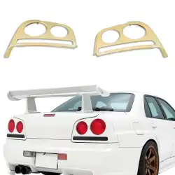 FRP GTR Conversion Tail Light Housings > Nissan Skyline (R34) GTT 1999-2004 > 4dr Sedan image - 5