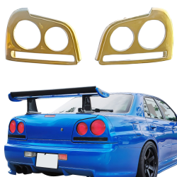 ModeloDrive FRP GTR Conversion Tail Light Housings > Nissan Skyline (R34) GTT 1999-2004 > 4dr Sedan image - 1