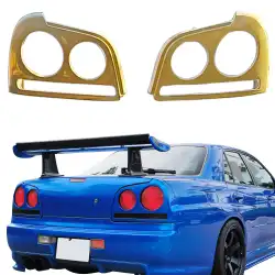 FRP GTR Conversion Tail Light Housings > Nissan Skyline (R34) GTT 1999-2004 > 4dr Sedan image - 1