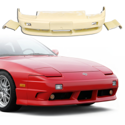ModeloDrive FRP Type-X OR Front Bumper 3pc > Nissan 240SX 1989-1994 image - 1